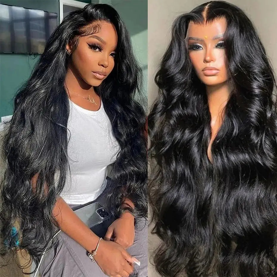13x4 HD Lace Front Human Hair Wigs Body Wave Brazilian Remy 13x6 HD Lace Frontal Wig PrePlucked For Women Human Hair Pre Plucked