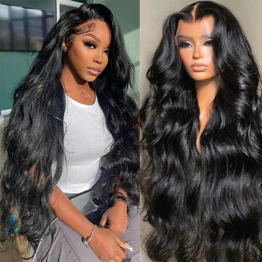 13x4 HD Lace Front Human Hair Wigs Body Wave Brazilian Remy 13x6 HD Lace Frontal Wig PrePlucked For Women Human Hair Pre Plucked