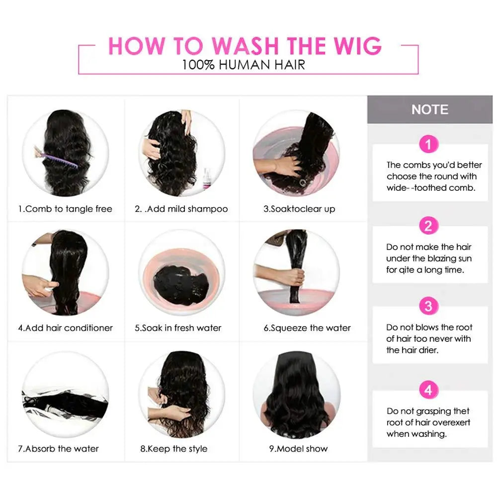 13x4 Real HD Lace Frontal Bob Human Hair Wigs 100%Human Hair Quality 200% Density Pre Plucked Hairline And Baby Hair Around