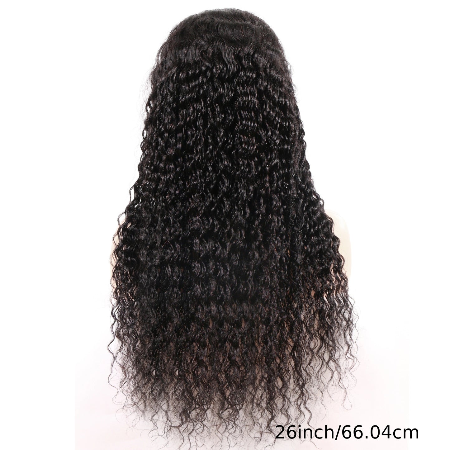 Nicelight Elegant Deep Wave Frontal Wig for Women - 76.2 cm Brazilian Human Hair, 150% Density, 4x4 HD Lace Closure, Natural Black Curly Style, Versatile Hair Wig|Curly Hair Wig|Textured Hair Wig, Wig Accessories