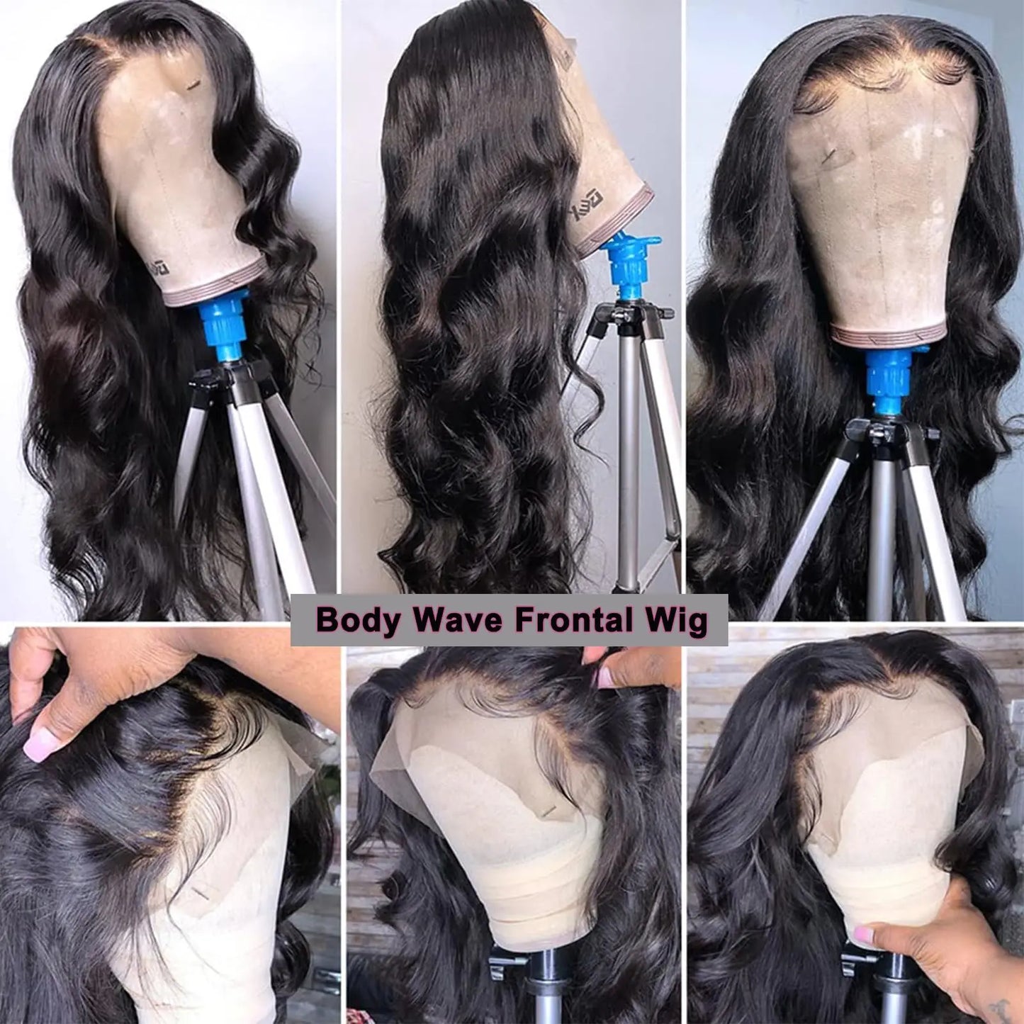 13x6 Body Wave Lace Front Wigs Human Hair 200 Density Human Hair Lace Front Wigs for Black Women 13x4 Lace Front Wigs Human Hair