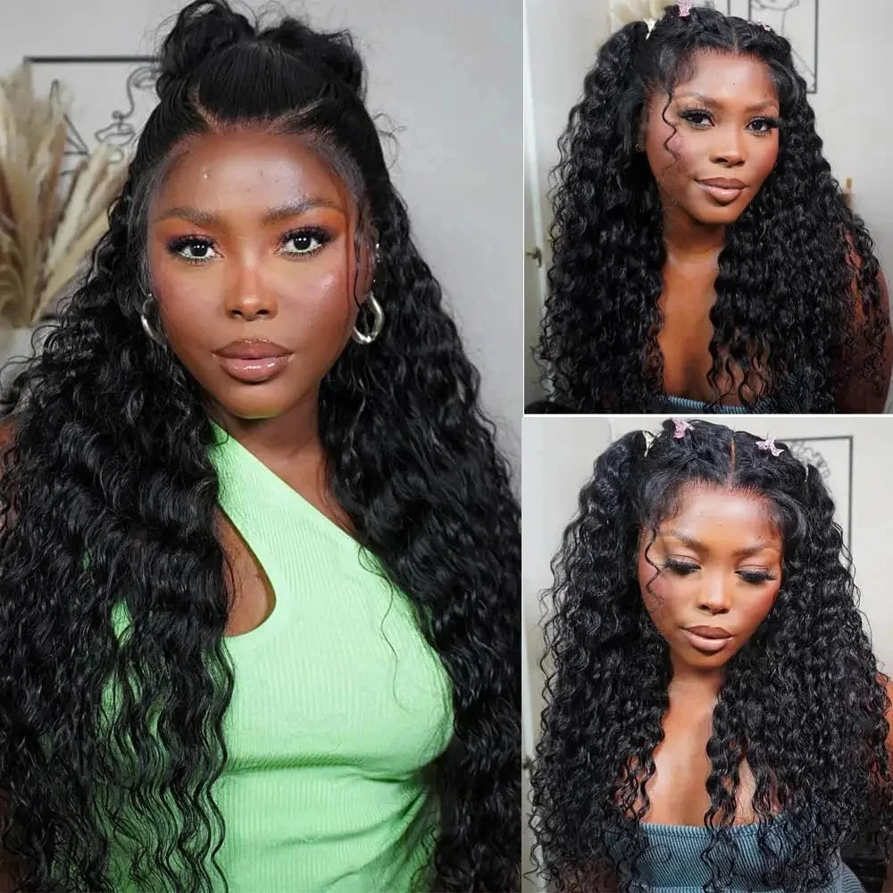 Invisi Strap HD 360 Full Lace Wig Human Hair 250 Density Precut 360 Lace Frontal Wig Drawstring Snug Fit Glueless Wig Preplucked