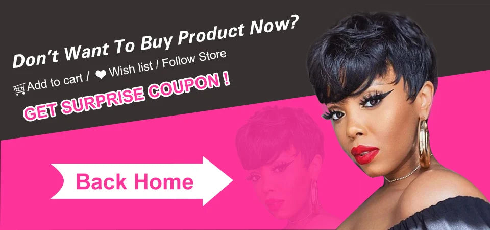 Full Machine Made Dovetail Human Hair Wigs Body Wave Short Pixie Cut Wig With Bangs Glueless Brazilian Remy Hair Wigs For Women