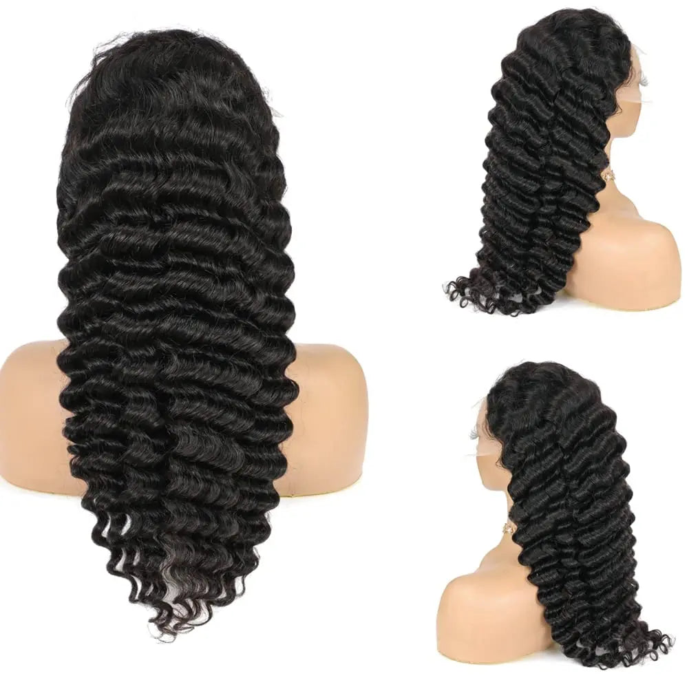 13x4 Lace Front Human Hair Wig 250 Density 32 Inch Deep Wave 13x6 Lace Frontal Wig 5x5 Lace Closure Wigs For Woman