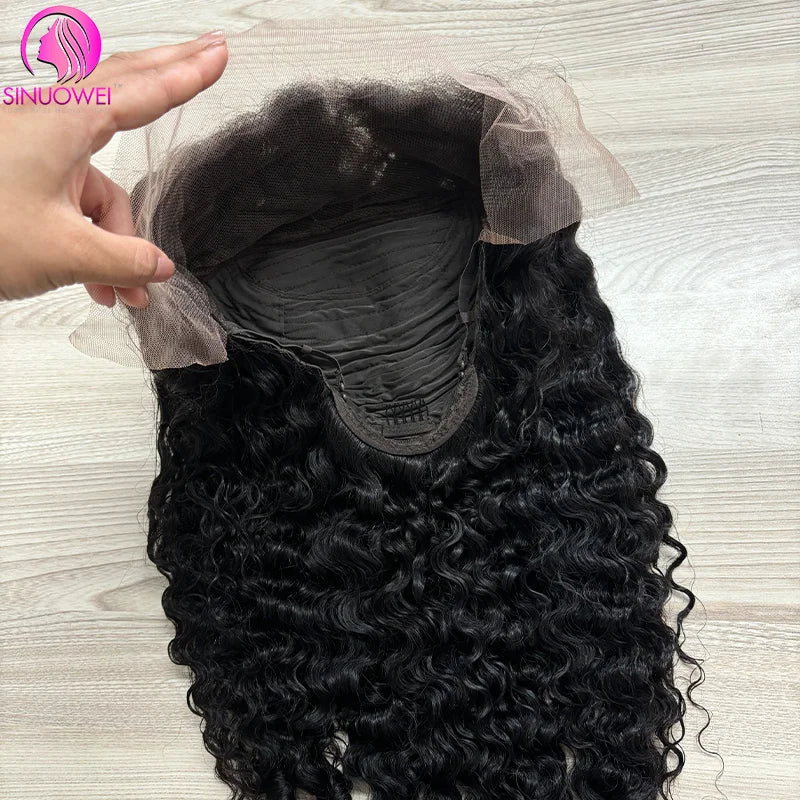 13x4 Transparent Lace Frontal Wigs Vietnamese Water Curly 13x6 Lace Frontal Wig Full Lace Human Hair Wigs