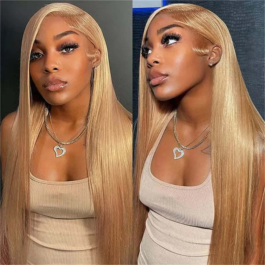 Varlea 34 Inch Honey Blonde Wig Human Hair Straight Hd Lace Frontal Wig 13x6 13x4 Lace Frontal Blonde Wig For Women Brazilian