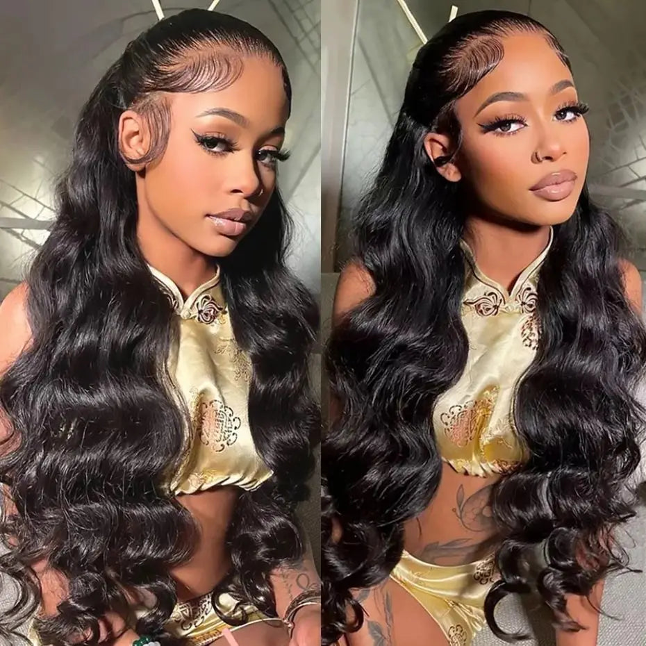 13x4 HD Lace Front Human Hair Wigs Body Wave Brazilian Remy 13x6 HD Lace Frontal Wig PrePlucked For Women Human Hair Pre Plucked