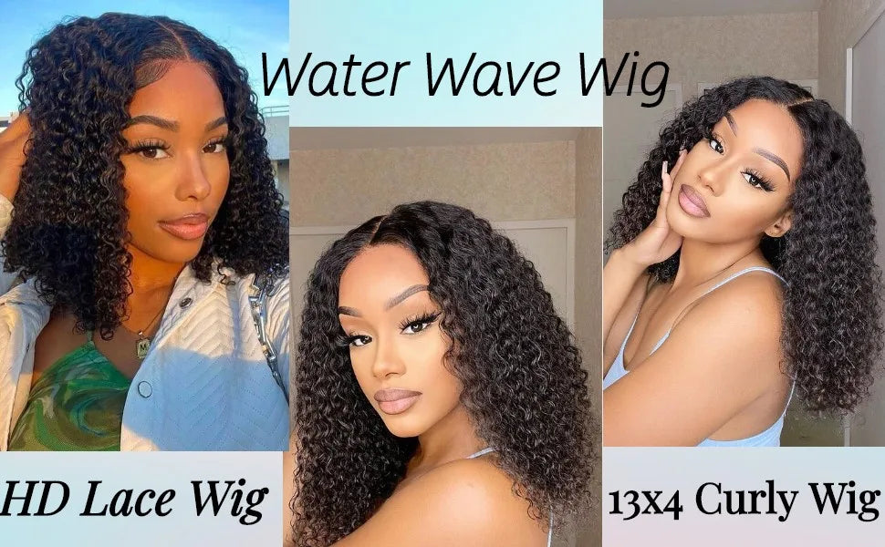 Hd 13x6 Lace Wig Human Hair Curly Wig For Women 40 Inch Brazilian Pre Plucked 13x4 Deep Wave Water Wave Lace Frontal Wigs