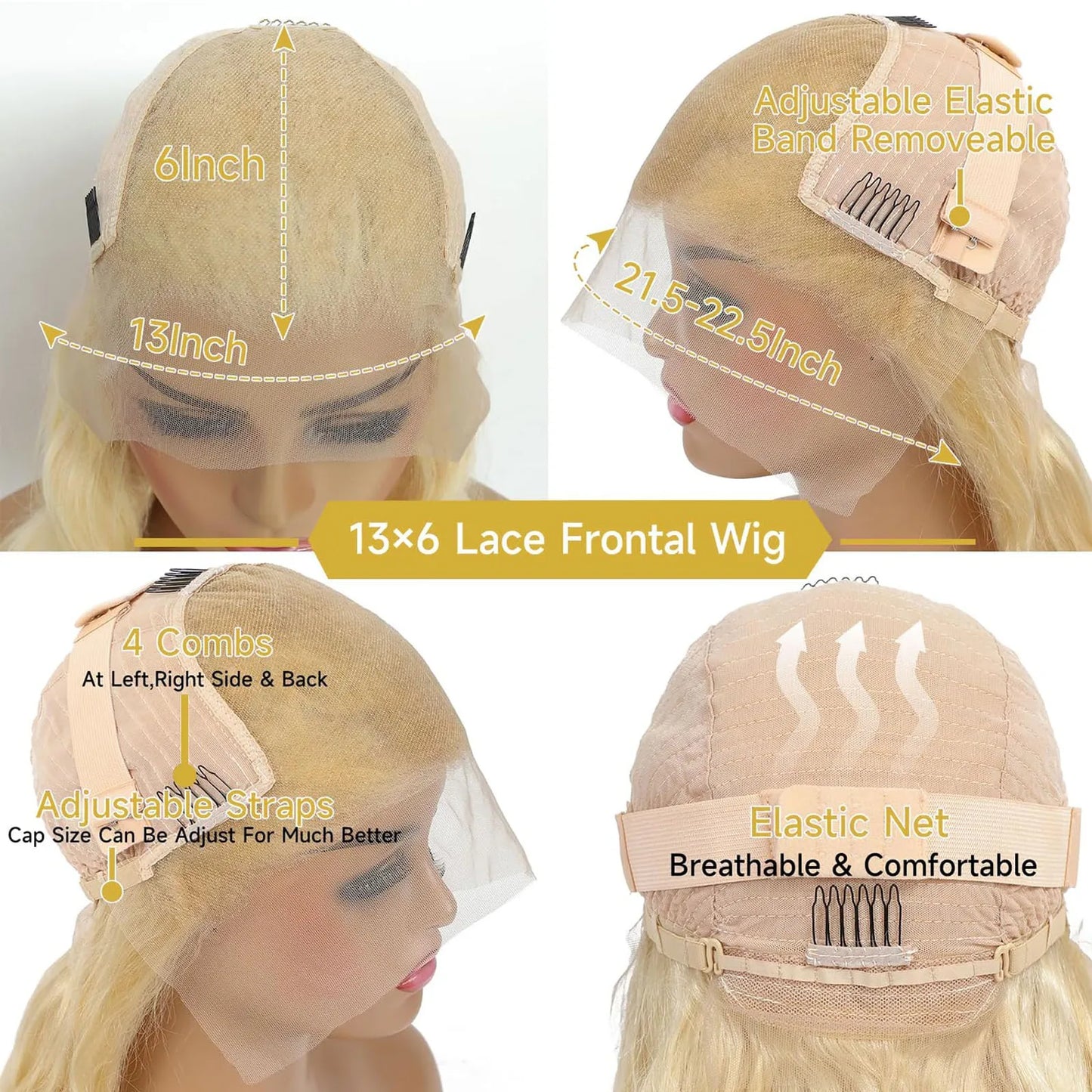 30 40 Inch Straight Blonde 613 Hd Lace Frontal Wig 13x4 Lace Front Colored Wig 13x6 Transparent Human Hair Wigs For Black Women