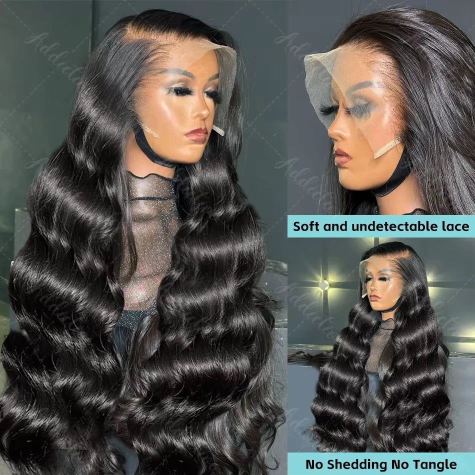 210 Density 13x6 hd lace front human hair wig body wave human hair wigs Brazilian Natural wigs For Black Women Daily Use