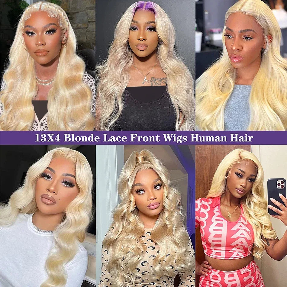 BEST SELLER 613 Blonde Hd Lace Wig 13x6 Human Hair 30 38 inch Body Wave Human Hair Lace Frontal Wigs For Woman Choice 13x4 Frontal Wig