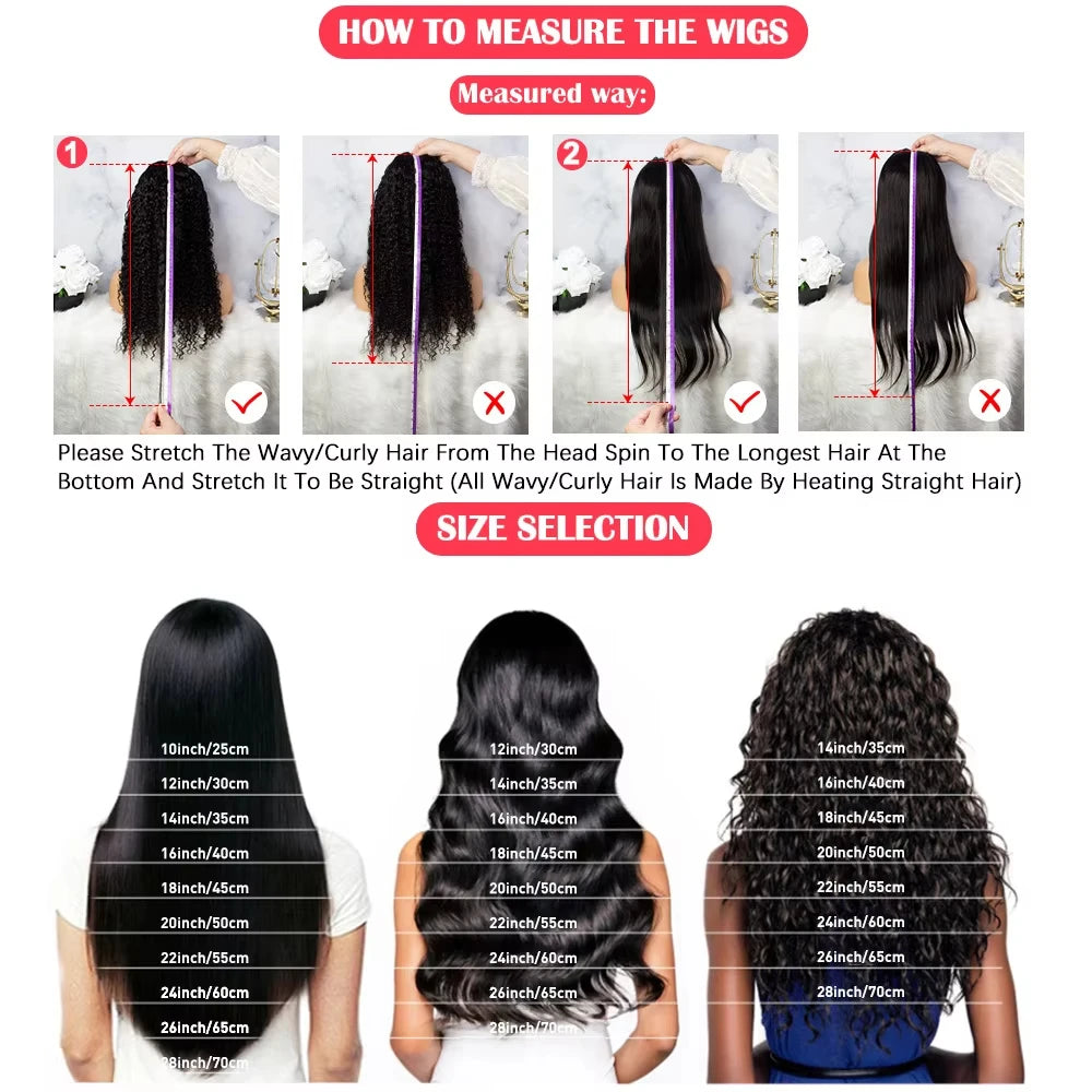 210 Density 13x6 hd lace front human hair wig body wave human hair wigs Brazilian Natural wigs For Black Women Daily Use