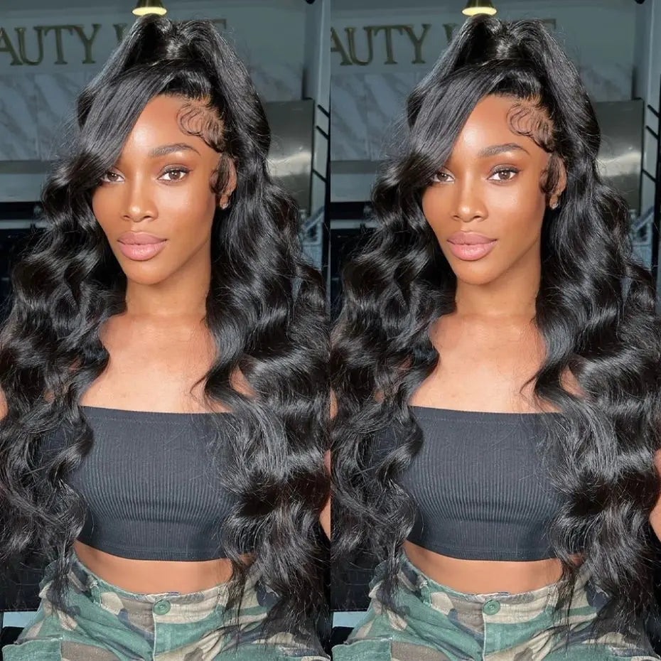 13x4 HD Lace Front Human Hair Wigs Body Wave Brazilian Remy 13x6 HD Lace Frontal Wig PrePlucked For Women Human Hair Pre Plucked