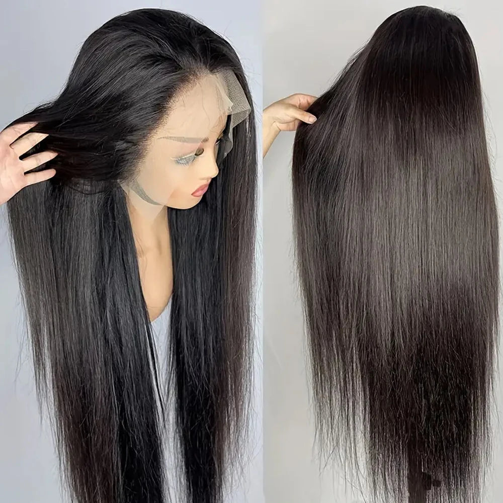 30 Inch 13x6 Lace Front Wigs Human Hair Straight HD Lace Front Wigs Human Hair Straight Glueless Wigs Pre cut for Black Women