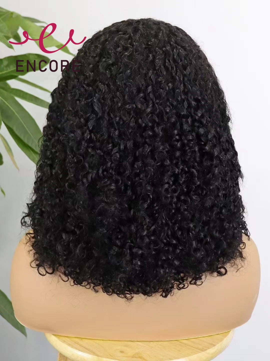 350% Density Curly Human Hair Wigs 13x4 Lace Frontal Natural Bouncy Curly Hair Wig Human Hair Bob Wig for Women