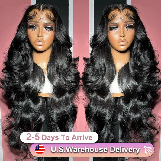 250 Density 40 Inch 13x6 hd lace frontal wig body wave Glueless human hair wigs Brazilian pelucas de cabello 100 humanoFor Women