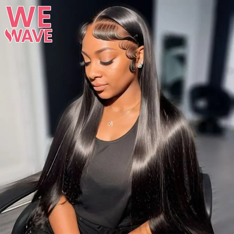 SHIPS FROM FRANCE High Density Bone Straight Human Hair Hd Lace Frontal Wigs 30 Inch 13x6 100% Brazilian Choice For Women Cheap On Sale Clearance