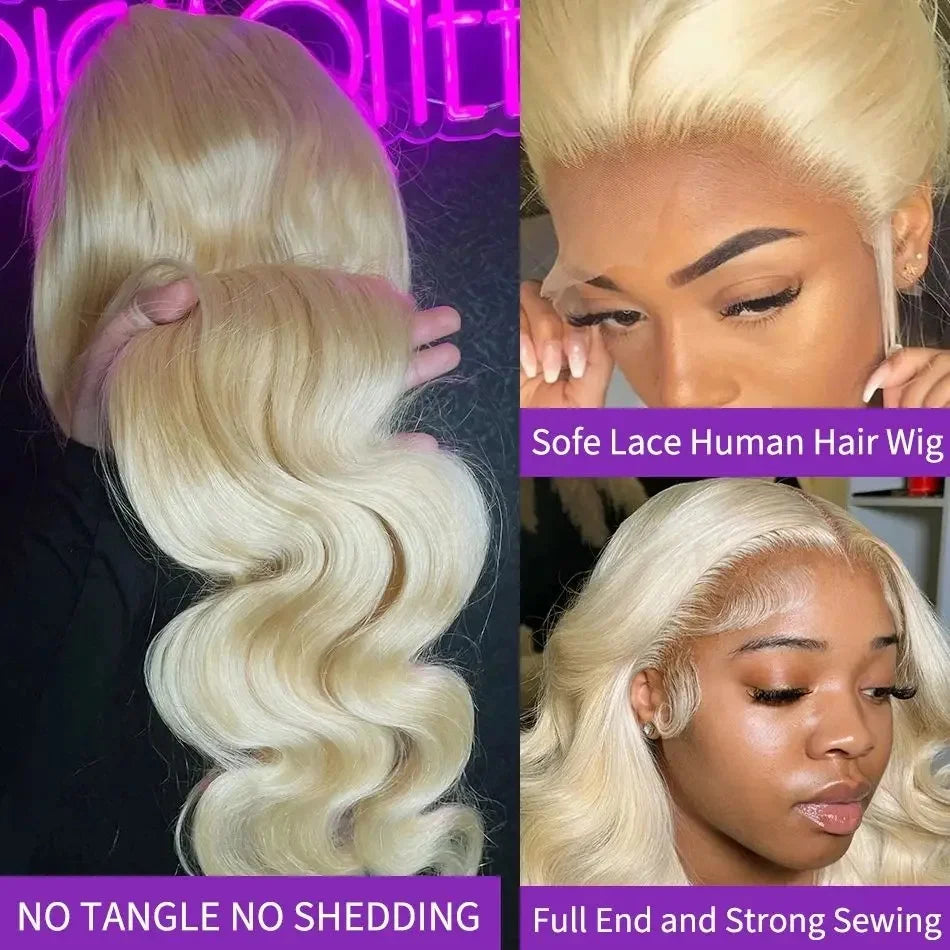 BEST SELLER 613 Blonde Hd Lace Wig 13x6 Human Hair 30 38 inch Body Wave Human Hair Lace Frontal Wigs For Woman Choice 13x4 Frontal Wig