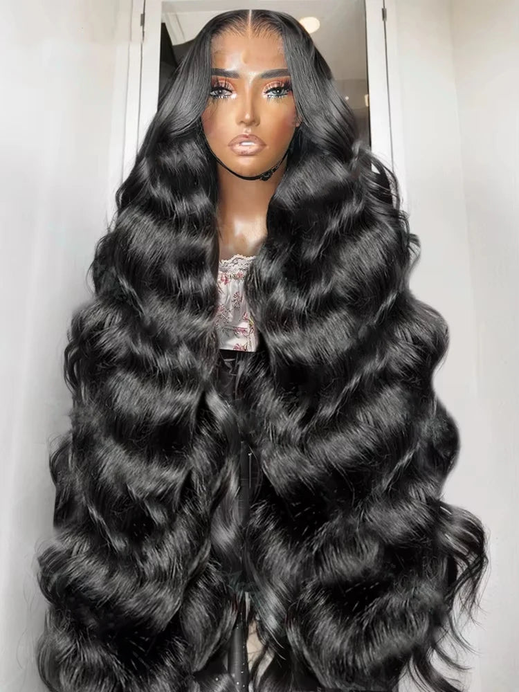 210 Density 13x6 hd lace front human hair wig body wave human hair wigs Brazilian Natural wigs For Black Women Daily Use