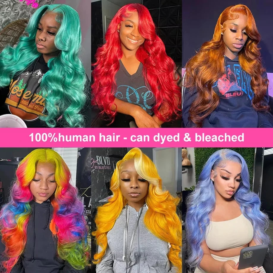 Body Wave 613 Hd Lace Frontal Wig 13x6 Human Hair Wigs 13x4 Transparent Lace Honey Blonde Glueless Wigs For Women 180 Density