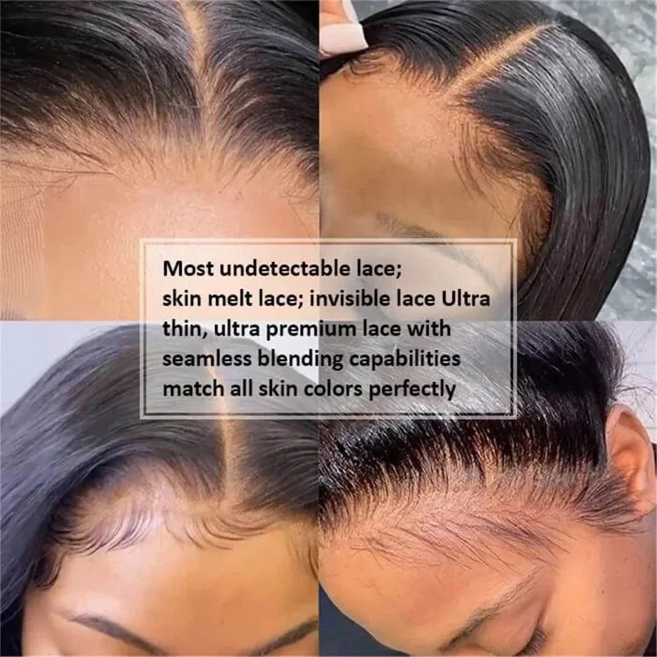 Glueless Straight 13X4 Lace Frontal Wig Human Hair 100% Natural 30 32 inch Pre plucked Cheap Brazilian Wigs For Women Choice