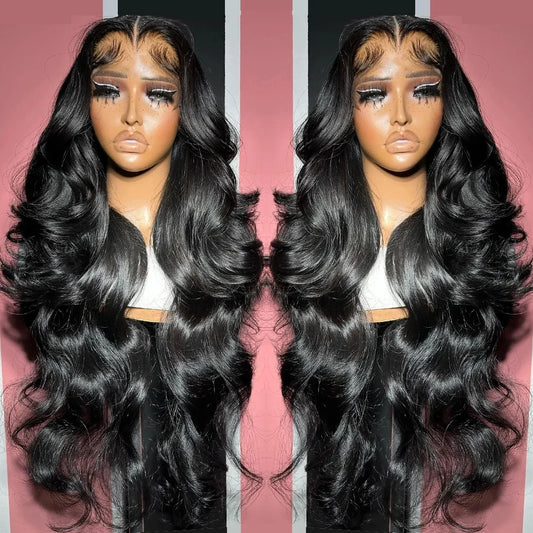 30 40 Inch Body Wave 13x6 Hd Lace Frontal Wig 100% Human Hair Brazilian Pre Plucked Lace For Women 13x4 human hair lace frontal