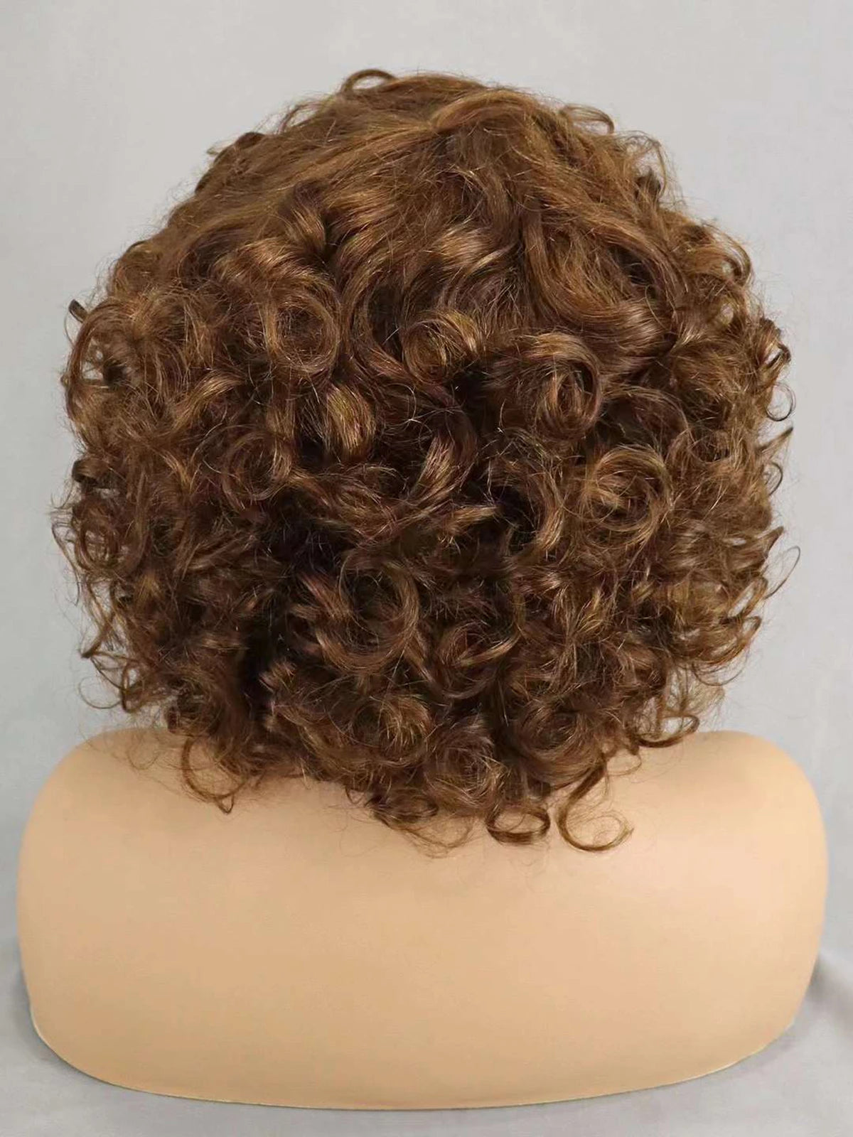 200% Density 99J# Burgundy Bouncy Curly Human Hair Wigs with Bangs Short Machine Made Loose Curly Bob Wigs PrePlucked for Women