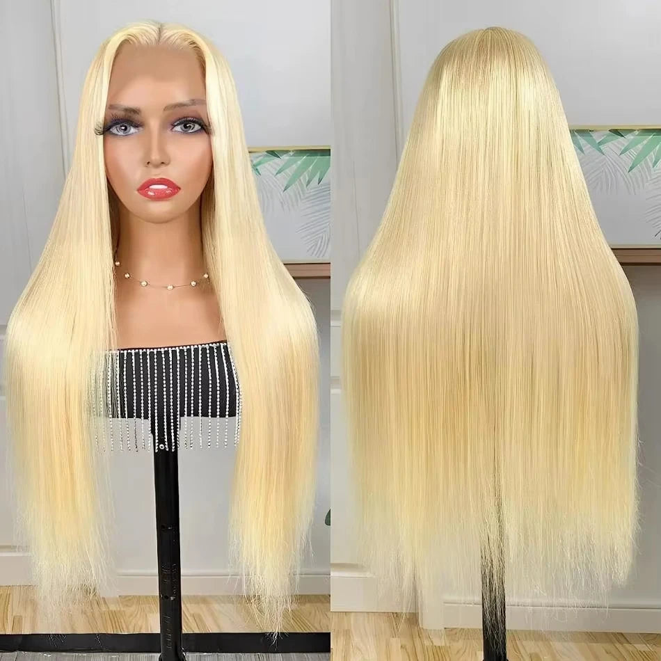 40 Inch 250 Density 613 Blonde Lace Front Wig Human Hair 13X6 Hd Lace Frontal Wig Straight Lace Front Wigs Human Hair For Women