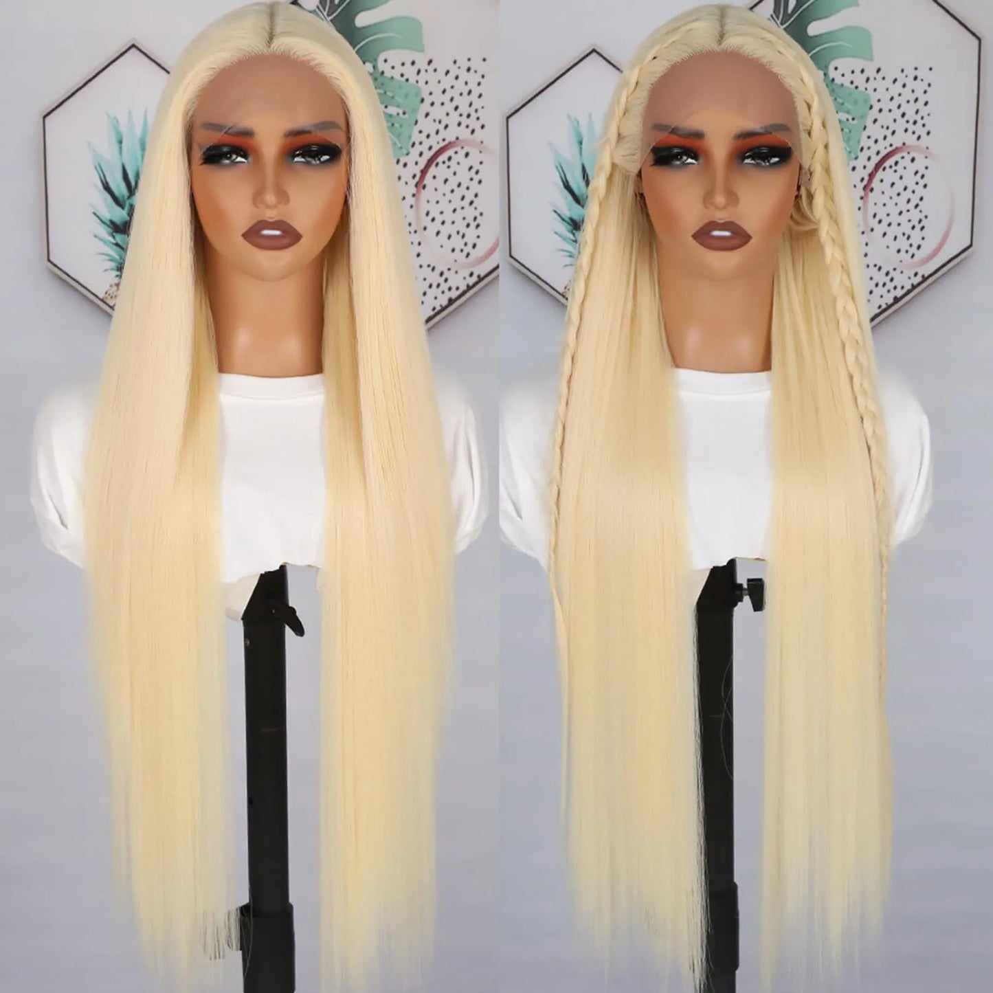 30 40 Inch Straight Blonde 613 Hd Lace Frontal Wig 13x4 Lace Front Colored Wig 13x6 Transparent Human Hair Wigs For Black Women