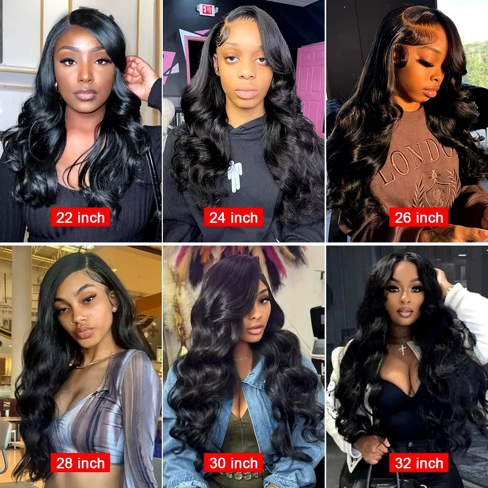 210 Density 13x6 hd lace front human hair wig body wave human hair wigs Brazilian Natural wigs For Black Women Daily Use