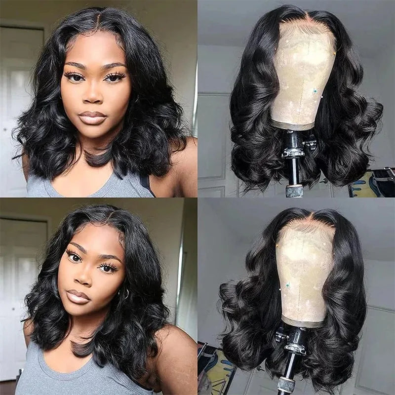 99j Burgundy Body Wave Human Hair 13x6 Hd