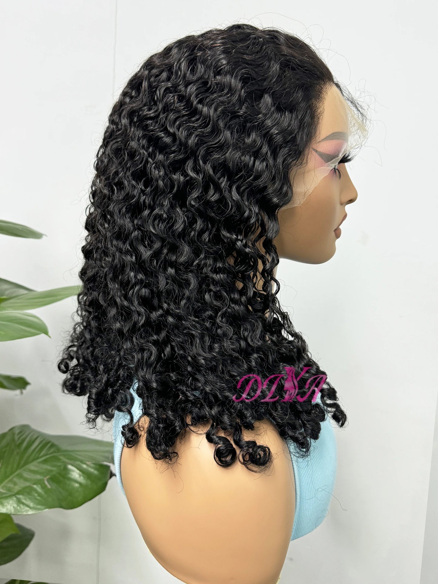 Highlight Piano Color Bob Burmese Curly Remy Human Hair Wig for Women 13x4 Lace Front 250% Density Double Drawn Human Hair Wig