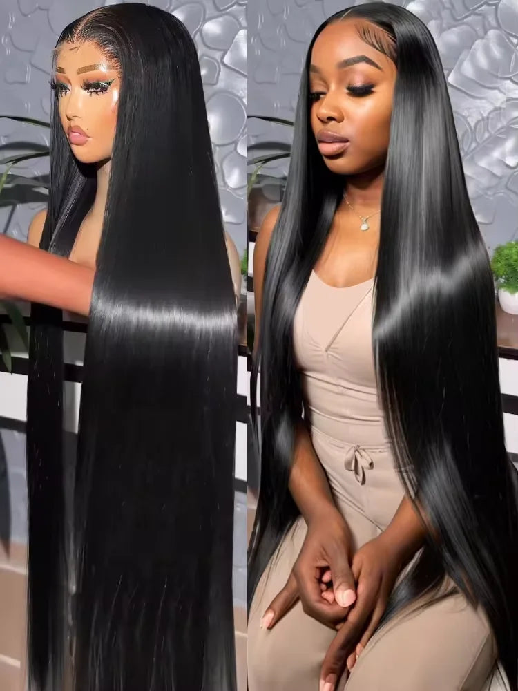 300 Density Lace Frontal Wig Brazilian Straight Human Hair Wig 13X4 Lace Front Wig 13X6 Lace Closure Wig Human Hair Wig