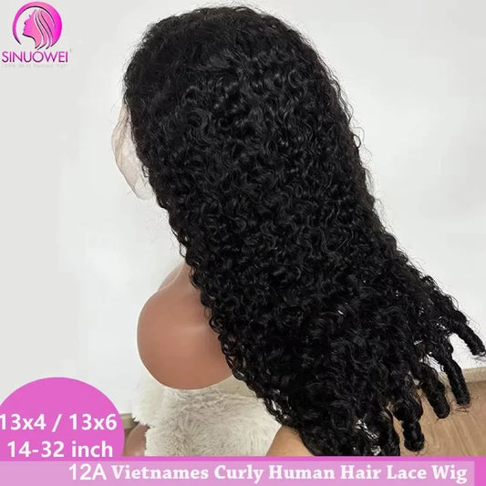 13x4 Transparent Lace Frontal Wigs Vietnamese Water Curly 13x6 Lace Frontal Wig Full Lace Human Hair Wigs