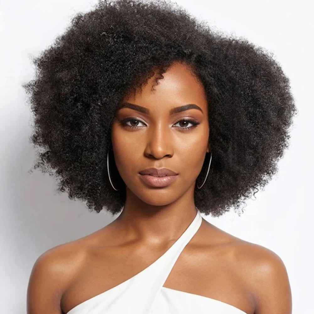 Curly Bob Lace Frontal Wig Human Hair Afro Kinky Curly 250 Density 13x4x2 T Part Lace Wigs Short Bob Wig Human Hair Lace Wigs